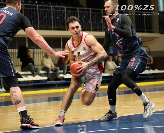 II liga koszykówki: Zagłębie Sosnowiec - Polonia Bytom 66:97 [+ GALERIA]