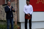 Odsłonięcie muralu Andrzeja Jarosika