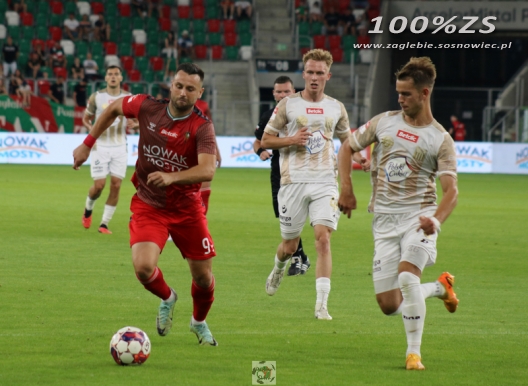 Skrót meczu Zagłębie - Olimpia