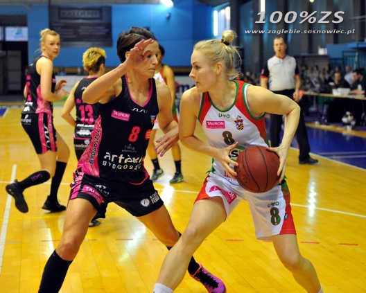 Koszykówka kobiet: JAS-FBG Zagłębie - Artego Bydgoszcz 52:79