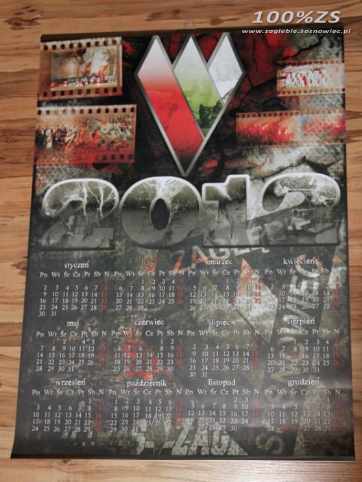 Kibicowski kalendarz na 2012 rok
