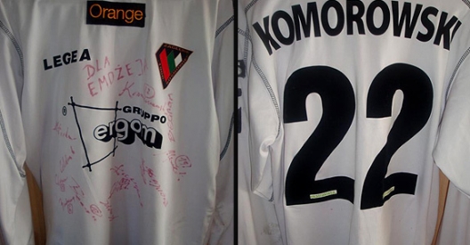 Aukcja dla Tomka: Koszulka Marcina Komorowskiego