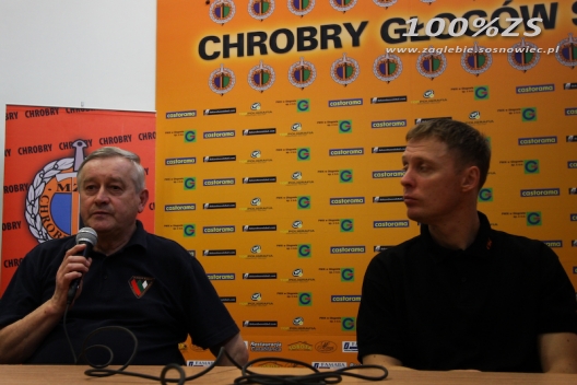 Komentarze po meczu w Głogowie