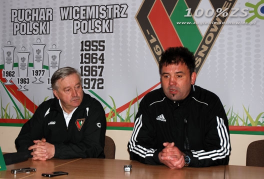 Konferencja prasowa po meczu z Górnikiem Wałbrzych