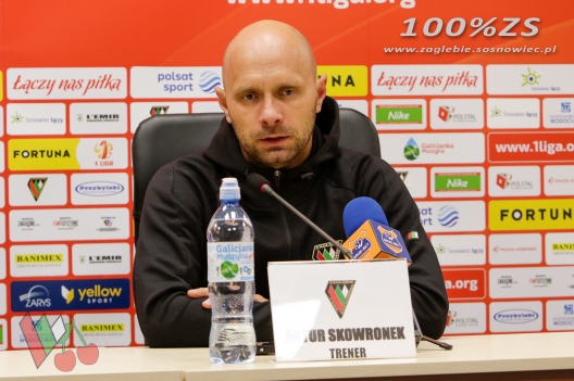 Konferencja prasowa po meczu z Górnikiem