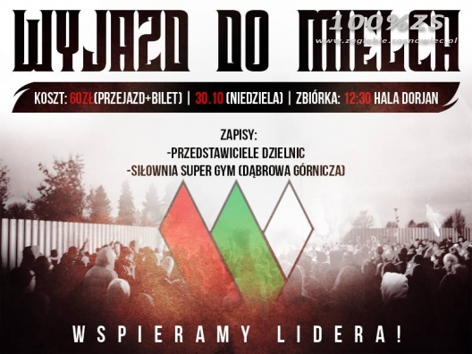 Wspieraj lidera! Zapisy na wyjazd do Mielca