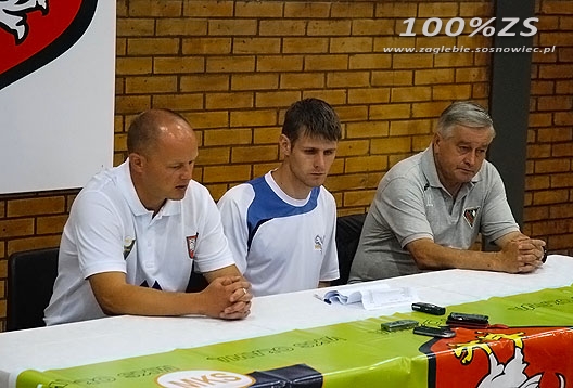 Konferencja prasowa po meczu w Oławie