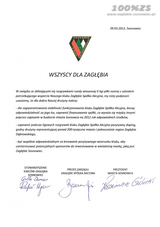 Wszyscy dla Zagłębia!