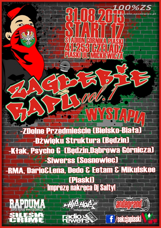 Pierwsza edycja wydarzenia Zagłębie Rapu