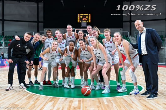 Zdjęcia z meczu MB Zagłębie - Kangoeroes Mechelen