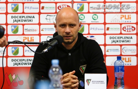 Konferencja prasowa po meczu w Wikielcu