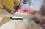 Kibice - Mobilizacja piłkarzy przed meczem z GKS Tychy 
